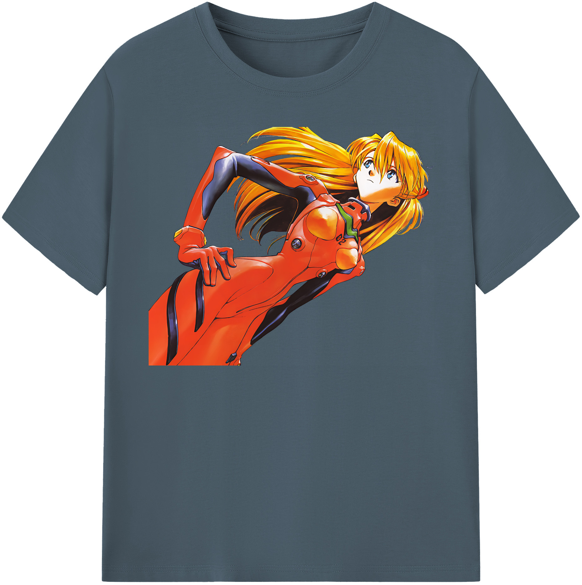 （画像用） EVA 新世紀エヴァンゲリオン 綿100％半袖Tシャツ（フロントプリント）